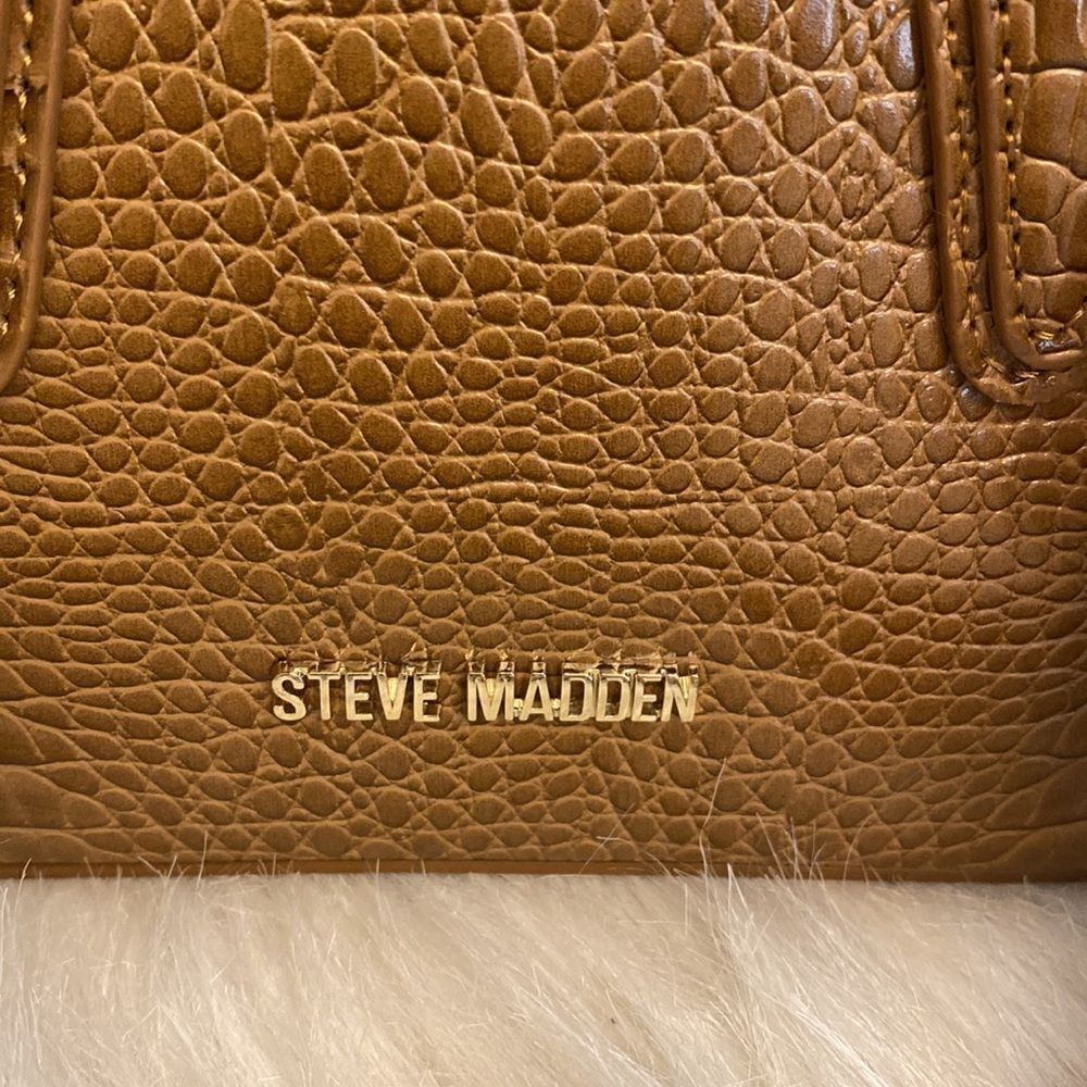 NWT Steve Madden (BHope) Satchel/Crossbody - Cognac - Picture 7 of 16